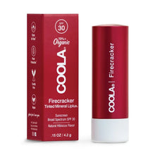 Load image into Gallery viewer, Coola Mineral Liplux Organic Tinted lip balm SPF 30