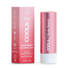 Load image into Gallery viewer, Coola Mineral Liplux Organic Tinted lip balm SPF 30