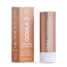 Load image into Gallery viewer, Coola Mineral Liplux Organic Tinted lip balm SPF 30