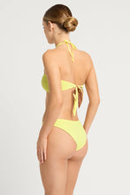 Load image into Gallery viewer, Bond-eye Ida + Siara REVERSIBLE Bikini SET Petrol Lemon / Toast