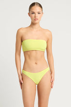 Load image into Gallery viewer, Bond-eye Ida + Siara REVERSIBLE Bikini SET Petrol Lemon / Toast