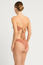 Load image into Gallery viewer, Bond-eye Ida + Siara REVERSIBLE Bikini SET Petrol Lemon / Toast
