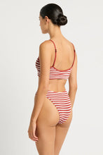 Load image into Gallery viewer, Bond-eye Saint crop + Sign Bikini set - Rooibos Stripe -