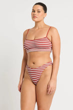 Load image into Gallery viewer, Bond-eye Saint crop + Sign Bikini set - Rooibos Stripe -