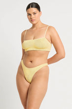 Load image into Gallery viewer, Bond-eye Saint crop + Sign Bikini set - Butter