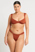 Load image into Gallery viewer, Bond-eye Georgina Balconette Top + Brief Bikini SET Bronze