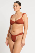 Load image into Gallery viewer, Bond-eye Georgina Balconette Top + Brief Bikini SET Bronze