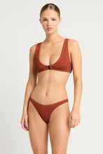 Load image into Gallery viewer, Bond-eye Clasp Scout Crop + Sign brief Bikini SET Bronze