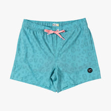 Load image into Gallery viewer, Duvin Leopard Short TEAL