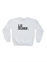 Load image into Gallery viewer, Le SURF. Sweatshirt WHITE / BLACK LOGO
