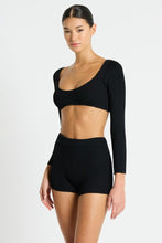 Load image into Gallery viewer, Bond-Eye Dom Shorts Black Eco bottom