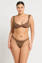 Load image into Gallery viewer, Bond-eye Lurex Georgina Balconette Top + Brief Bikini SET
