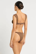 Load image into Gallery viewer, Bond-eye Lurex Georgina Balconette Top + Brief Bikini SET