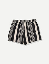 Load image into Gallery viewer, Duvin Multi Stripe Swim Short Black