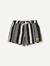 Load image into Gallery viewer, Duvin Multi Stripe Swim Short Black