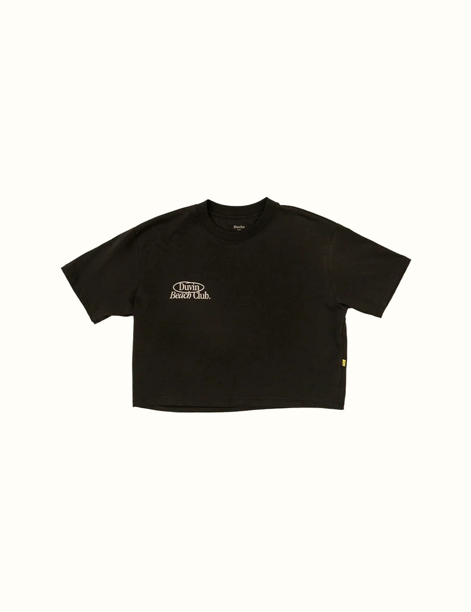 Duvin Members Crop, Black Tee-Shirt