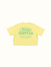 Load image into Gallery viewer, Duvin Members Crop, Neon Yellow Tee-Shirt
