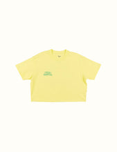 Load image into Gallery viewer, Duvin Members Crop, Neon Yellow Tee-Shirt
