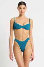 Load image into Gallery viewer, Bond-Eye Gracie Balconette + Christy Bottom Ocean Shimmer Bikini set