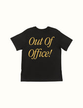 Load image into Gallery viewer, Duvin Sorry out of office, Black Tee-Shirt

