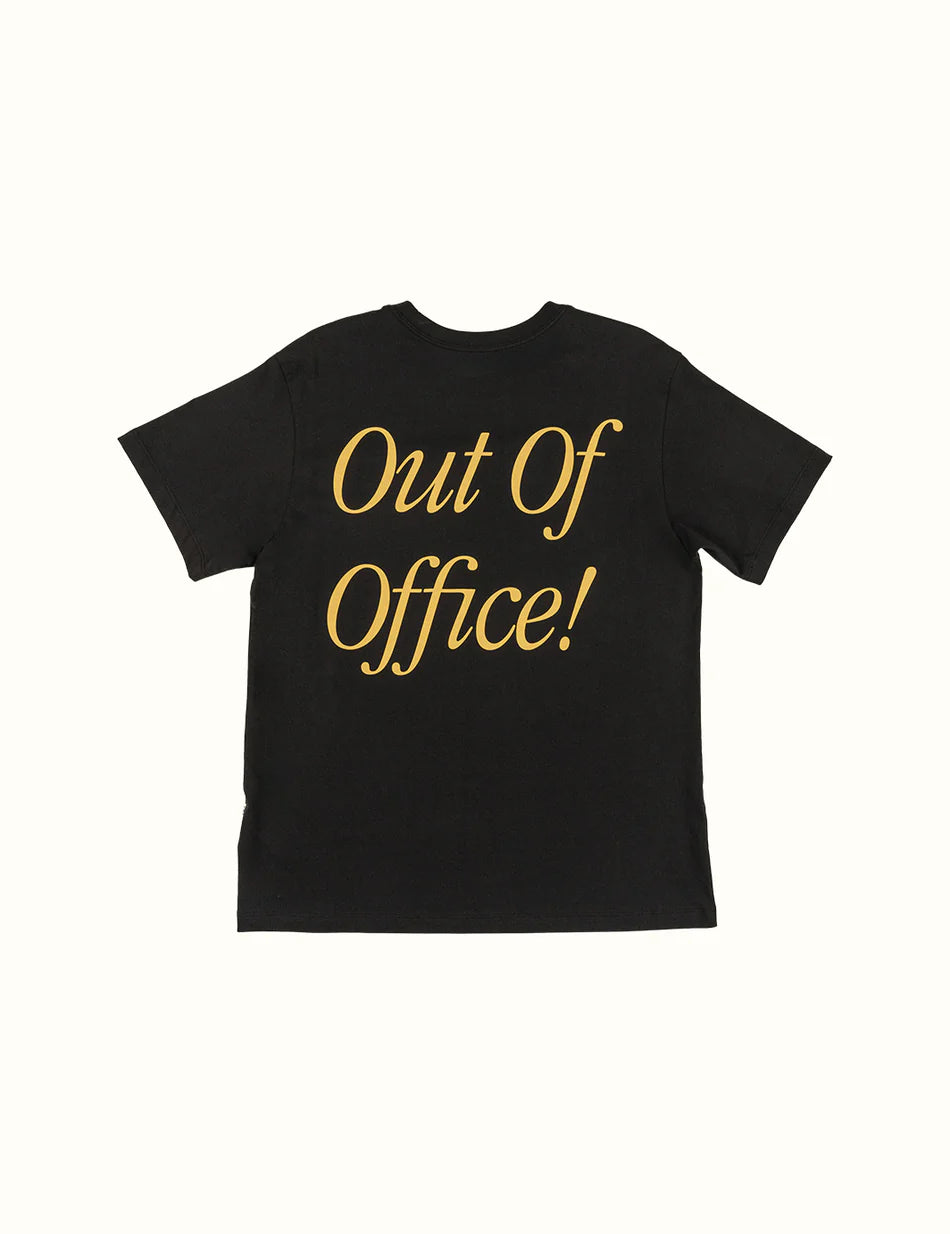 Duvin Sorry out of office, Black Tee-Shirt