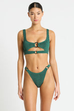 Load image into Gallery viewer, Bond-Eye Sasha + Scene Bottle Green Bikini Set
