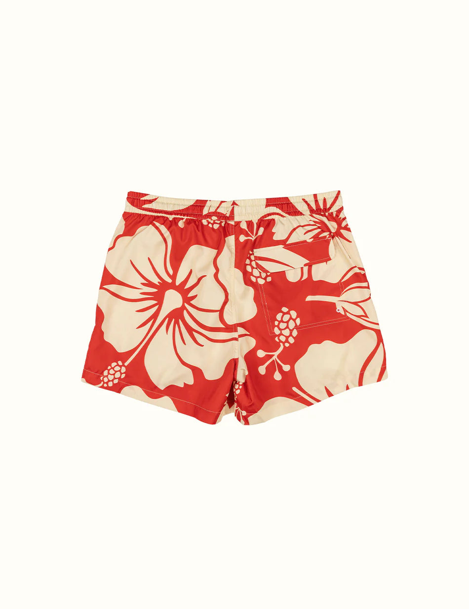 Duvin BOY (child) Trouble in Paradise, Red Swim Shorts