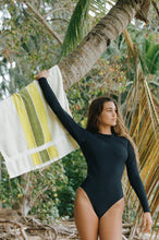 Load image into Gallery viewer, Abysse Billie onepiece ribbed BLACK