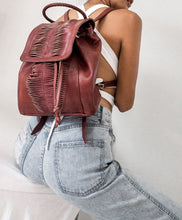 Load image into Gallery viewer, Shroud Vertebrae Backpack hand made in TULUM