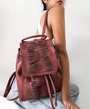 Load image into Gallery viewer, Shroud Vertebrae Backpack hand made in TULUM