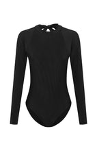 Load image into Gallery viewer, Abysse Billie onepiece ribbed BLACK