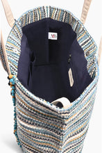 Load image into Gallery viewer, Grecian Night Embellished tote beachbag