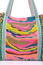 Load image into Gallery viewer, Daphne embellished beach bag