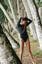Load image into Gallery viewer, Abysse Billie onepiece ribbed BLACK