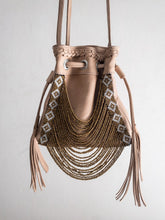 Load image into Gallery viewer, Shroud Beaded Bucket hand made in TULUM