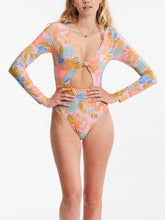 Load image into Gallery viewer, Billabong Pick Me Up long sleeve swimsuit