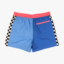 Load image into Gallery viewer, Duvin Beachside Checker Blue Swim Shorts