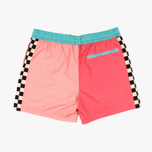 Load image into Gallery viewer, Duvin Beachside Checker Pink Swim Shorts