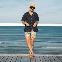 Load image into Gallery viewer, Duvin Flower Army Swim Shorts