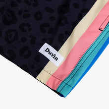 Load image into Gallery viewer, Duvin Black Leopard men's swim shorts