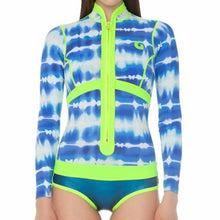 Load image into Gallery viewer, GlideSoul 1MM long sleeve surf suit tie dye
