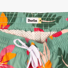 Load image into Gallery viewer, Duvin Flower Army Swim Shorts
