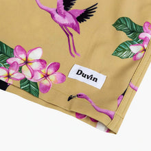 Load image into Gallery viewer, Duvin Flying Flamingo men's swim shorts