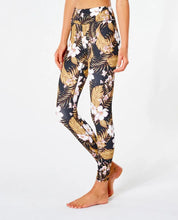 Load image into Gallery viewer, Run Surf Swim Ripcurl Playa Bella legging MD left only