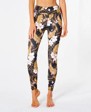 Load image into Gallery viewer, Run Surf Swim Ripcurl Playa Bella legging MD left only