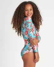 Load image into Gallery viewer, Billabong girls surf suit / swimsuit SPF 50 protection