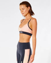 Load image into Gallery viewer, Run Surf Swim Ripcurl Pink crop top