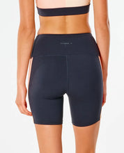 Load image into Gallery viewer, Run Surf Swim Ripcurl Pink/Black biker shorts