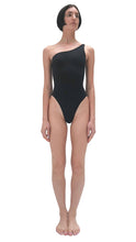 Load image into Gallery viewer, Norma- Mio one shoulder one piece black