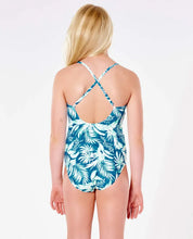 Load image into Gallery viewer, Girl Ripcurl Sun Rays one piece swimsuit SPF 50 8-14